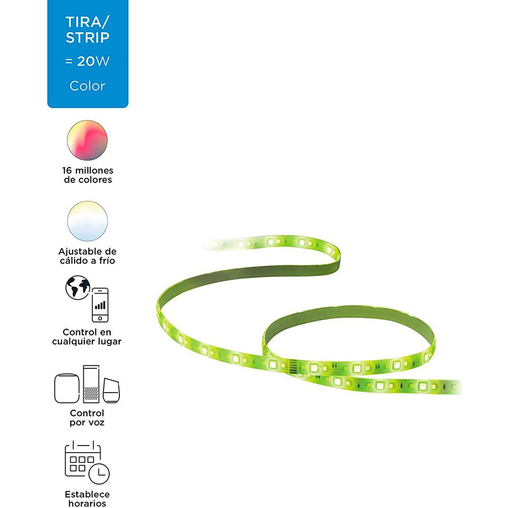Tira LED 2m 1.600lm starterkit WIZ philips - Image 2