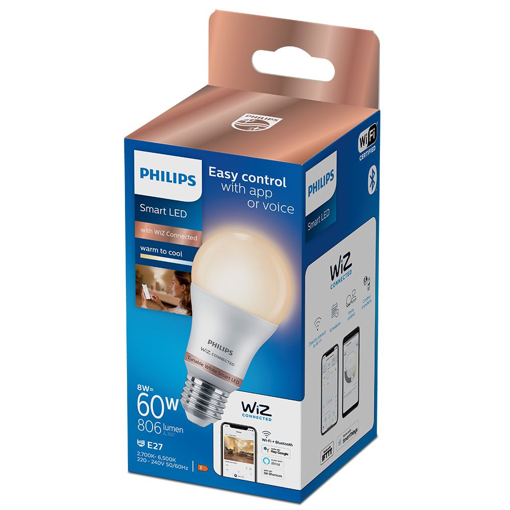 PHILIPS Lâmpada inteligente padrão e27 8 w 806 lm 2700-6500 k luz branca - Image 2