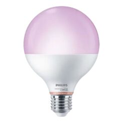 Lâmpada globo E27 11W cores completas 1055lm wifi philips WIZ