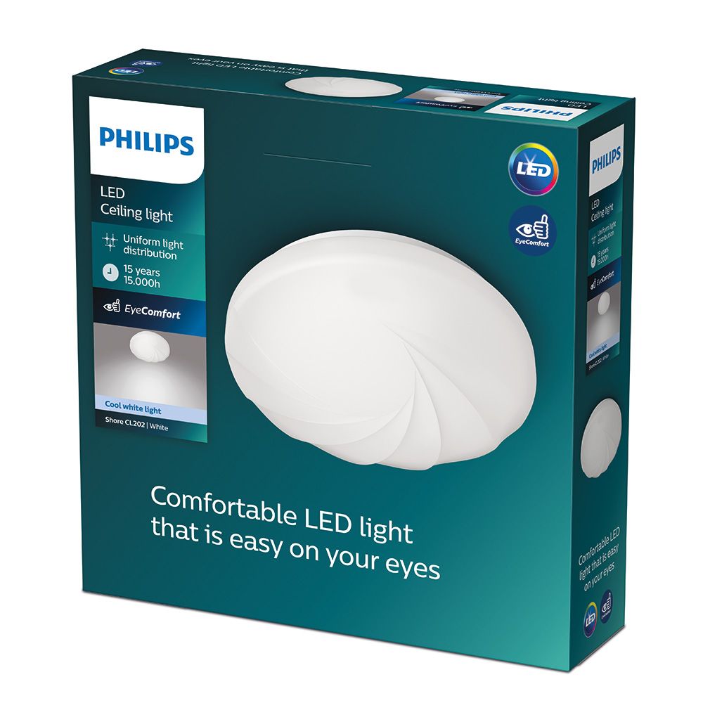 LUZ de tecto LED circular shore 10 W 4000 K 1100 LM Ø25 x 7,3 cm - Image 3