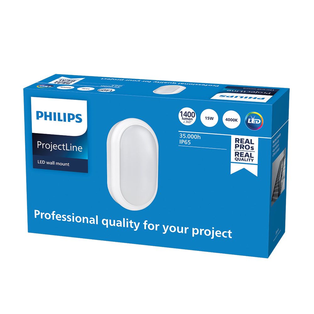 Aplique de parede mount oval 15W 1400lm 4000K 911401861684 philips - Image 2