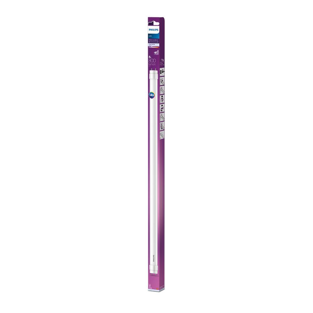 Tubo LED t8 8 w g13 800 lm, luz natural 4000 k, ø 2,8 x 60,4 cm - Image 2