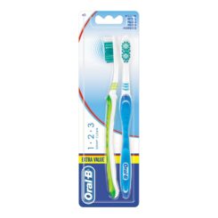 Escova de dentes  shiny clean 2 UDS cores / modelos diversos.medio