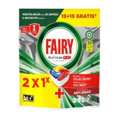 Fairy caps lava-louças platinum plus 15+15