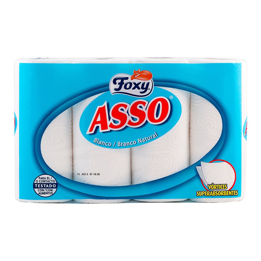 Papel de cozinha pack 4 UDS