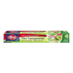 Papel filme transparente 35% material reciclado 30 m