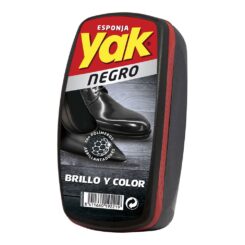 YAK Esponja para sapato de iaque preto