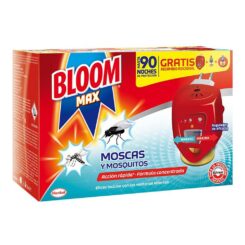 Dispositivo difusor líquido anti-mosquitos MAX + 2 refis para moscas e mosquitos