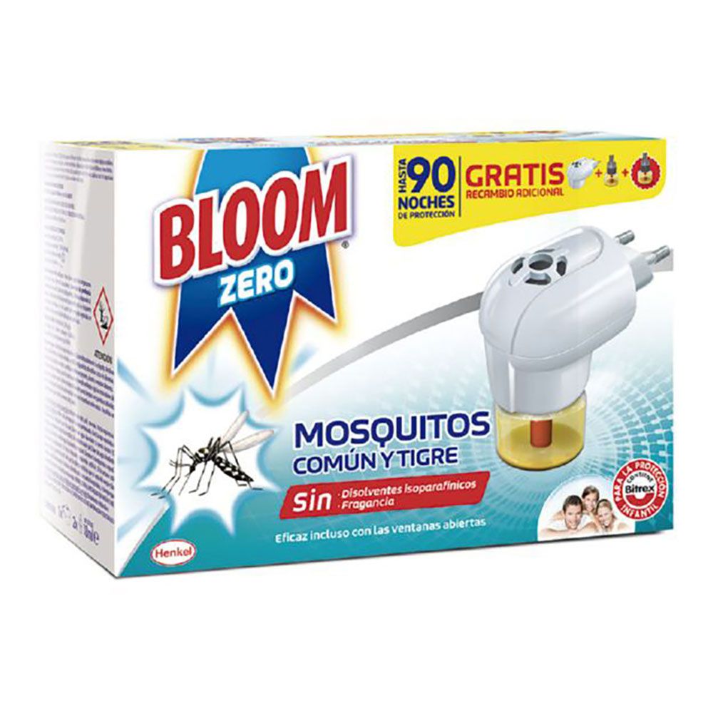 Dispositivo difusor líquido anti-mosquitos zero + 2 refis