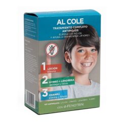 KIT de tratamento antipiolhos "à escola"