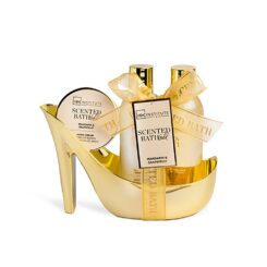 Cesta de casa de sapato dourado G180 + corpo 180 ml + mãos CR 50 ml