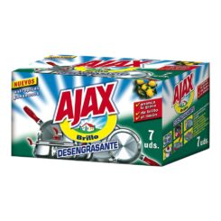Esponja desengordurante com sabão Ajax limão 7 unidades