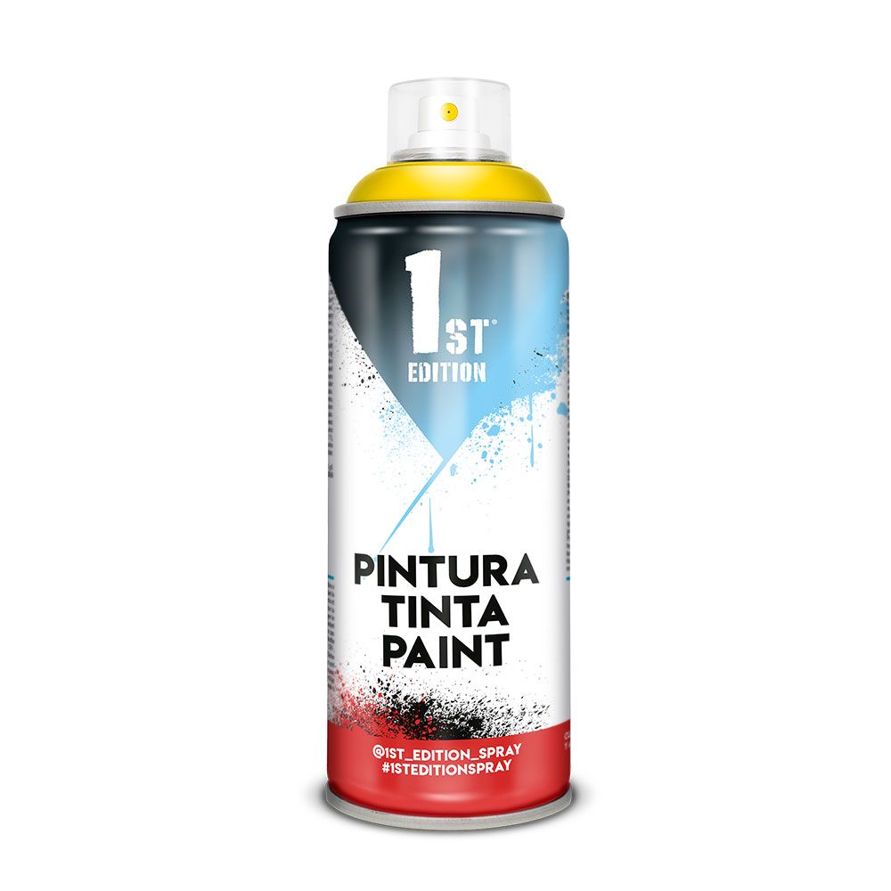 Tinta alquídica spray 520 CC REF 643 amarelo canário fosco 300 ml