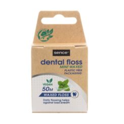 FIO dental cera sabor menta, 50 m