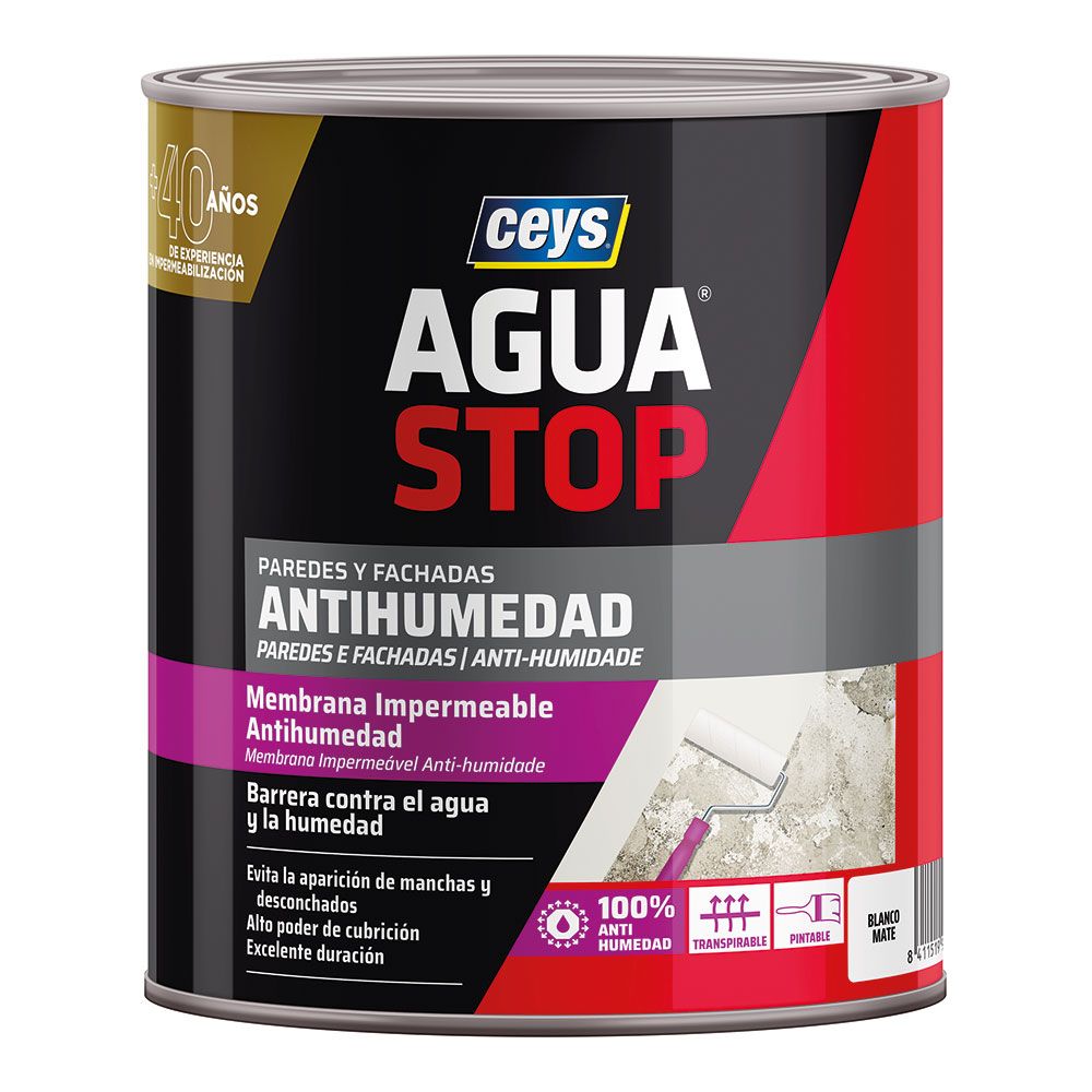 Agua stop interior/exterior 750