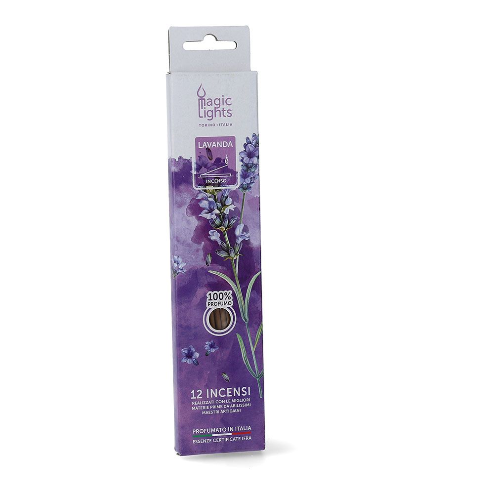 Incenso 12 unidades. lavanda