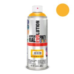 Tinta acrílica spray evolution 520 CC RAL 1028 amarelo melão 300 g