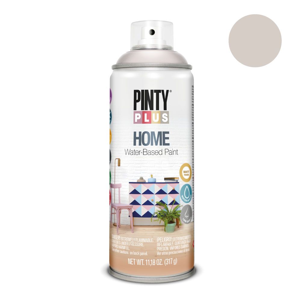 Tinta acrílica spray home water-based 520 cc toasted linen hm114