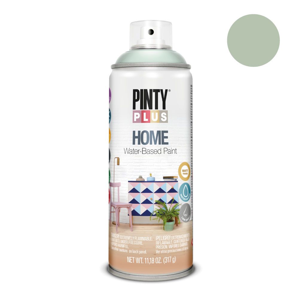 Tinta acrílica spray home à base de água 520 CC vintage green HM415