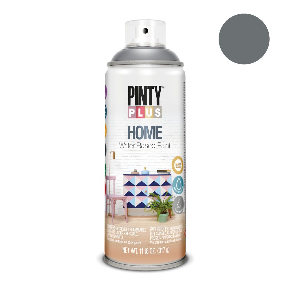 Tinta acrílica spray home à base de água 520 CC thundercloud grey HM418