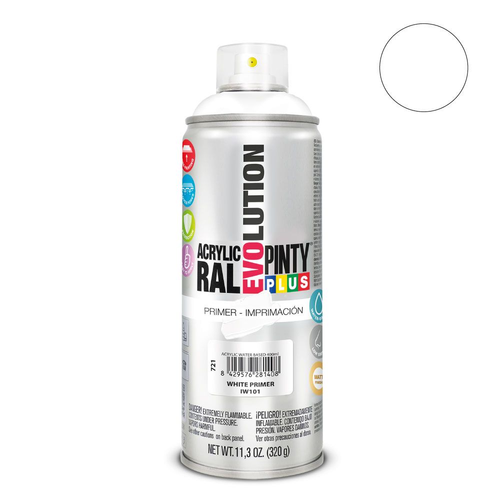 Spray imprimação water-based 520cc IW101 branco 320 g