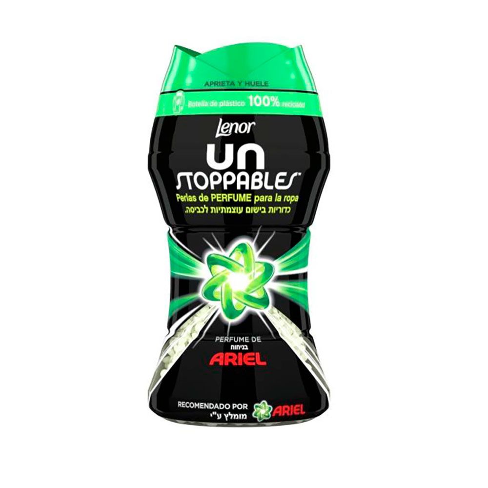 Perfume amaciante de tecidos ariel unstoppable para lavanderia 150 g