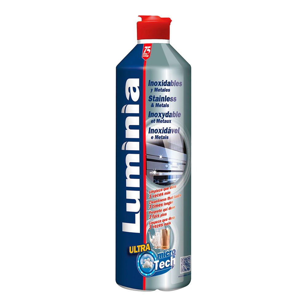 Creme de limpeza para metal e aço inoxidável, 500 ml