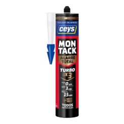 Adesivo de montagem montack turbo, branco 290ml