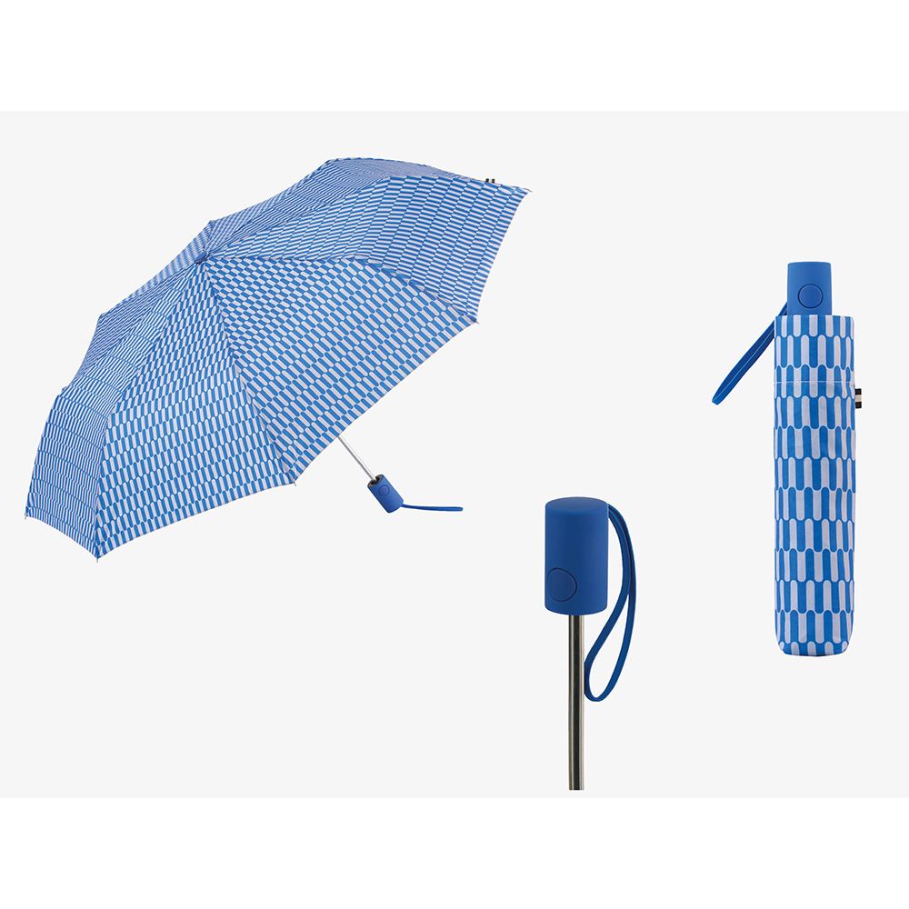 Guarda-chuva automático estampados ovais com UV 50+, cores sortidas - Image 2