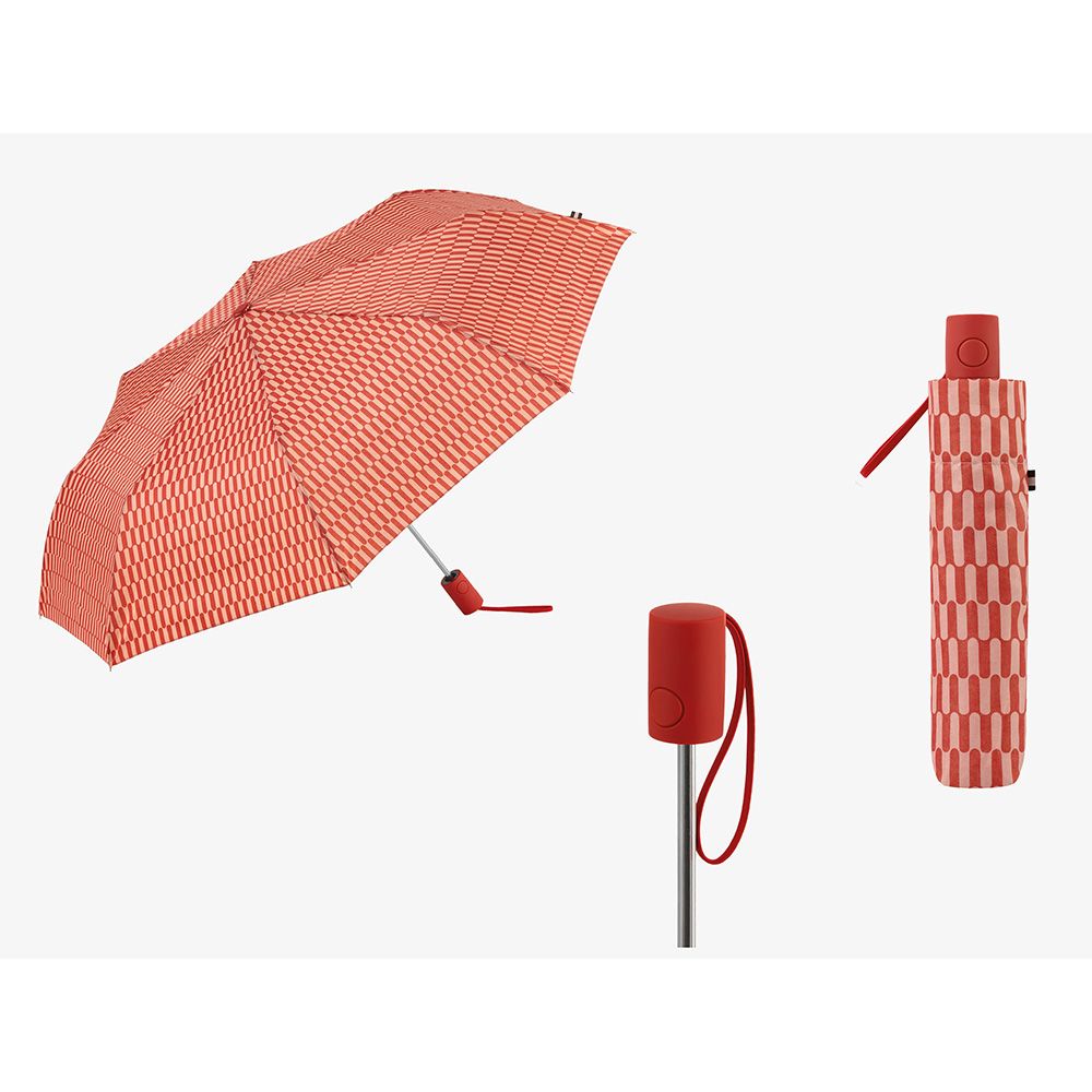 Guarda-chuva automático estampados ovais com UV 50+, cores sortidas - Image 3