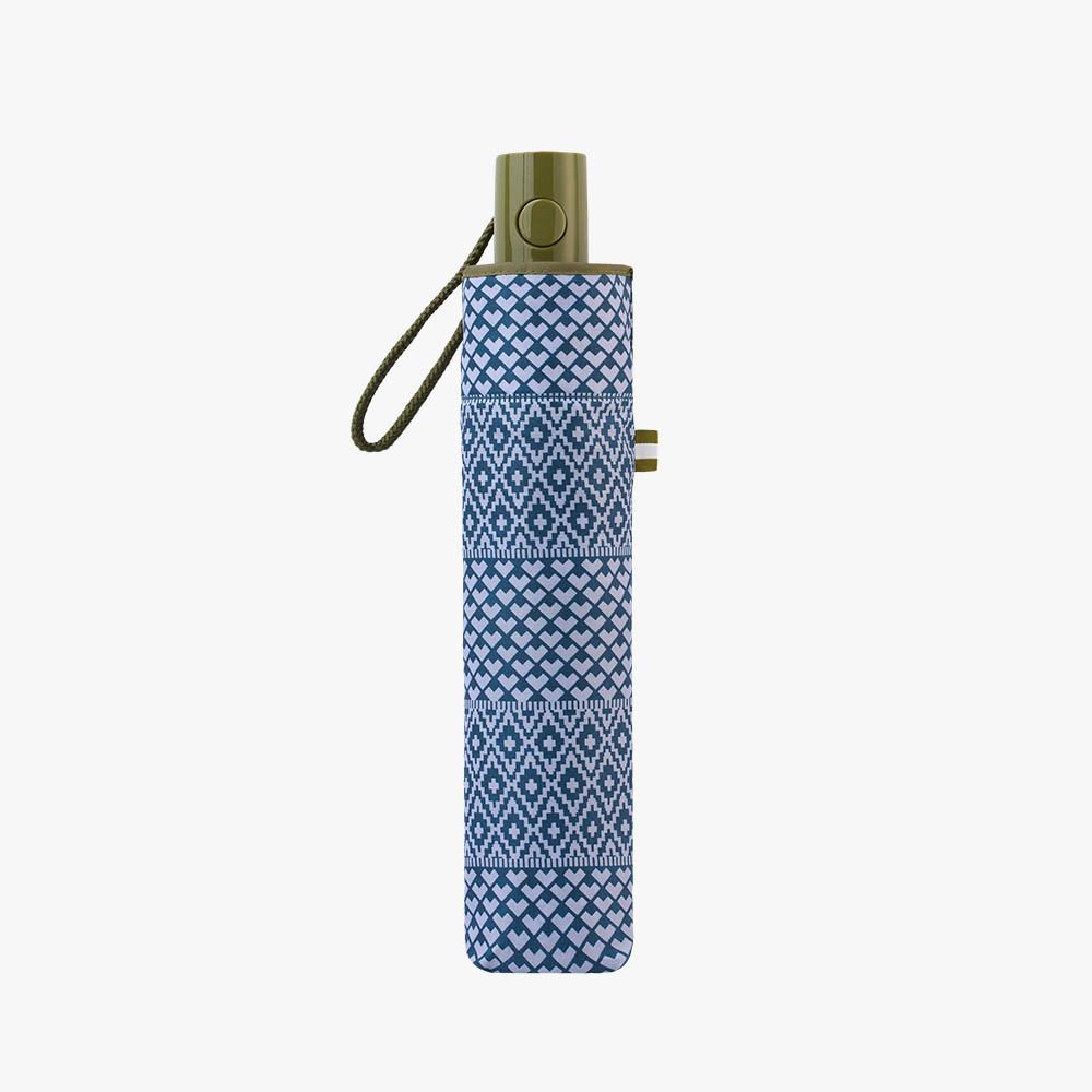 Guarda-chuva automático estampado étnico com UVP 50+, cores sortidas - Image 7