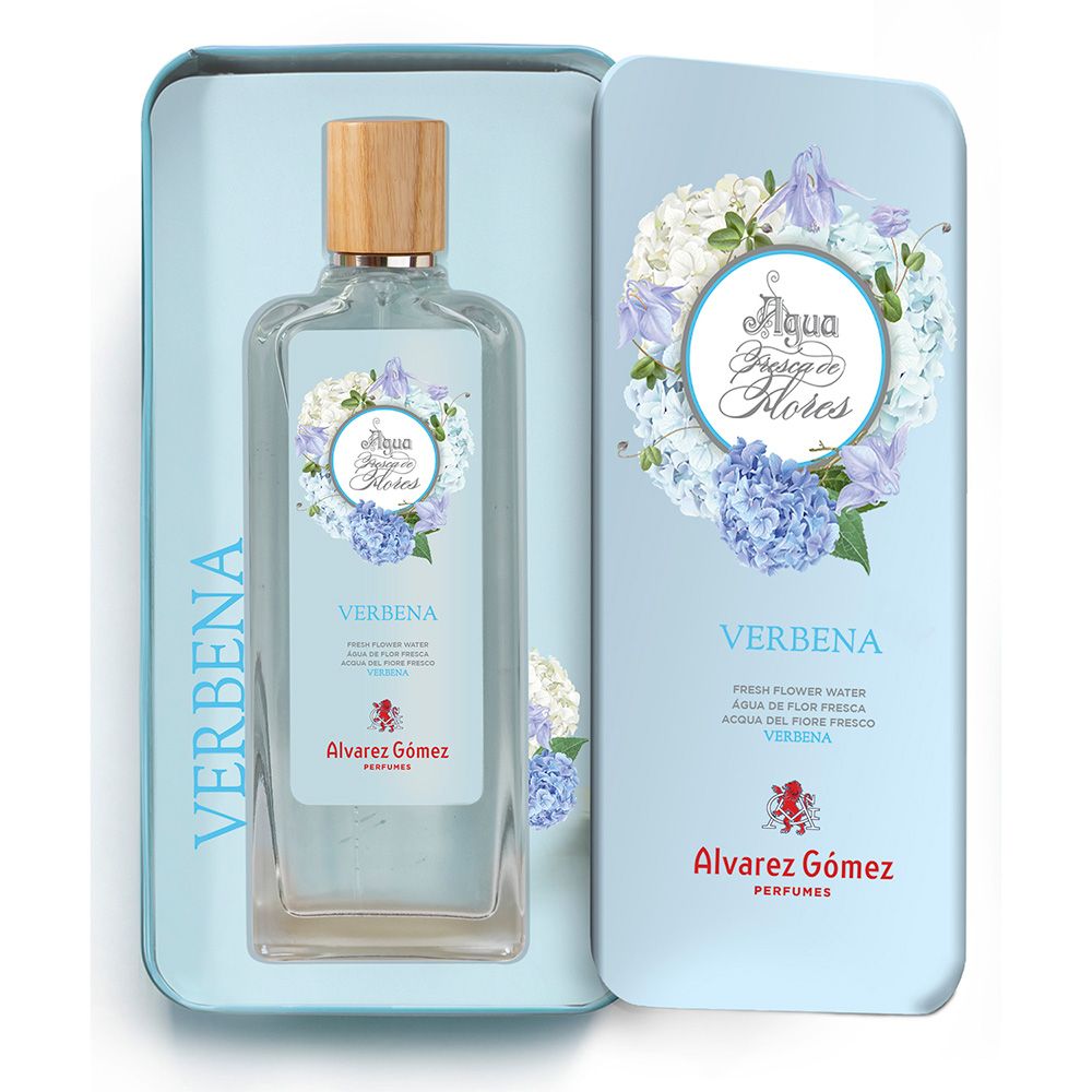 Água de flores fresca unissexo verbena colónia com estrojo, 150 ml
