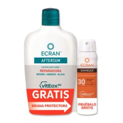 Pós-sol 400 ml + névoa f30 75 ml de presente