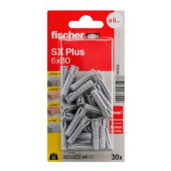Bucha SX plus Ø6 x 30 mm, blister 30 unid
