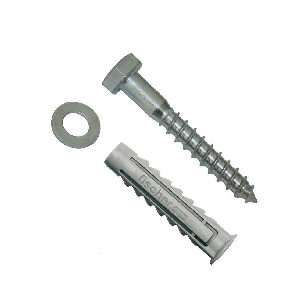 BUCHA WL 10 x 80 mm + PARAFUSO Ø10 x 80 mm, BLISTER 4 unid