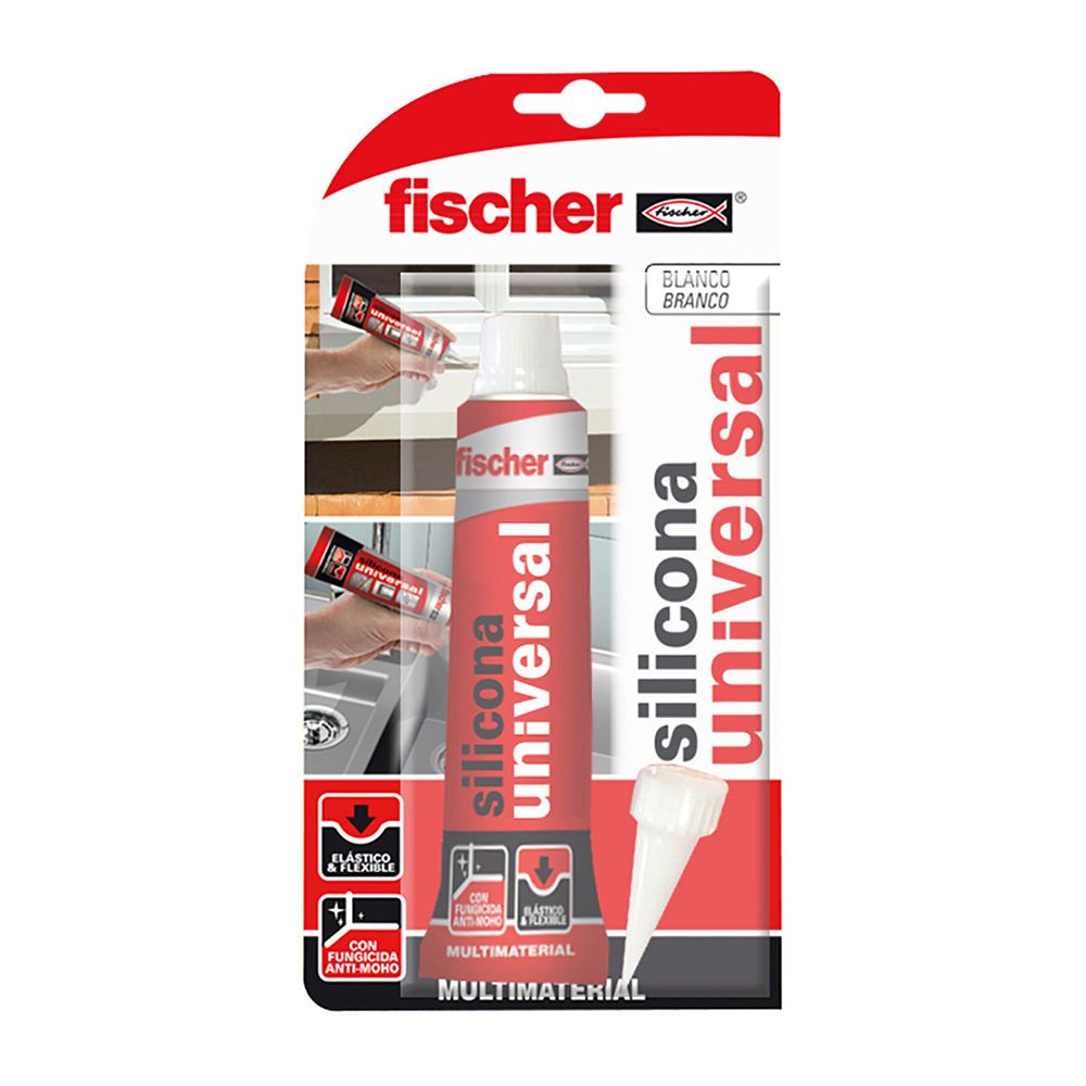 Silicone universal branco 50 ml