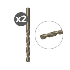 FISCHER Broca para metal HSS-CO, ø2,50 x 30/57 mm, 2 peças