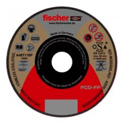FISCHER FCD fischer disco de corte de aço inoxidável performance ø115 x 1,0 x 22,23 mm