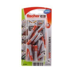 Bucha duopower Ø8 x 40 mm, blister 18 unid