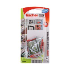 Blister 6 buchas+ganchos duopower Ø6x30mm 535000 fischer