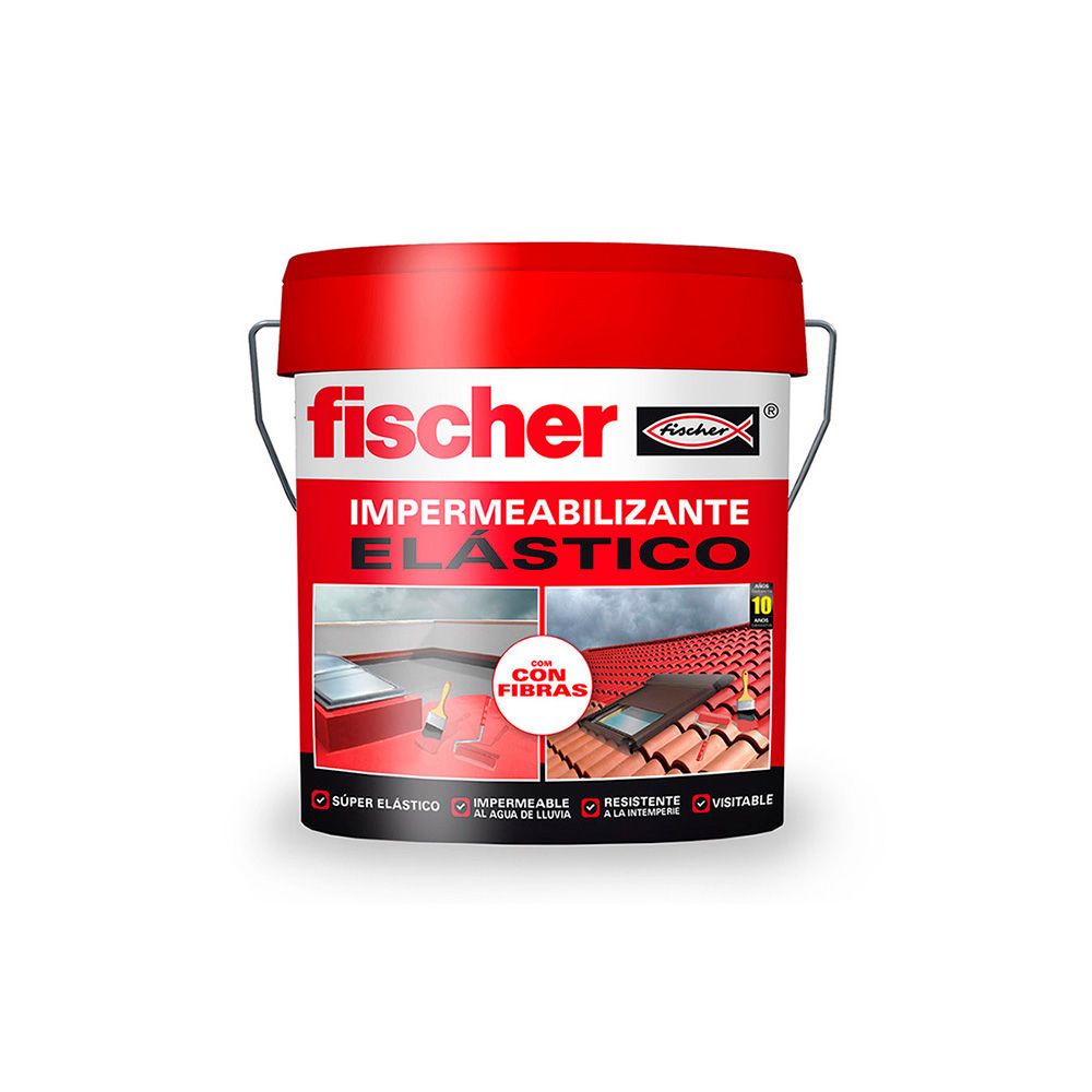 Impermeabilizante vermelho com fibras 750 ml