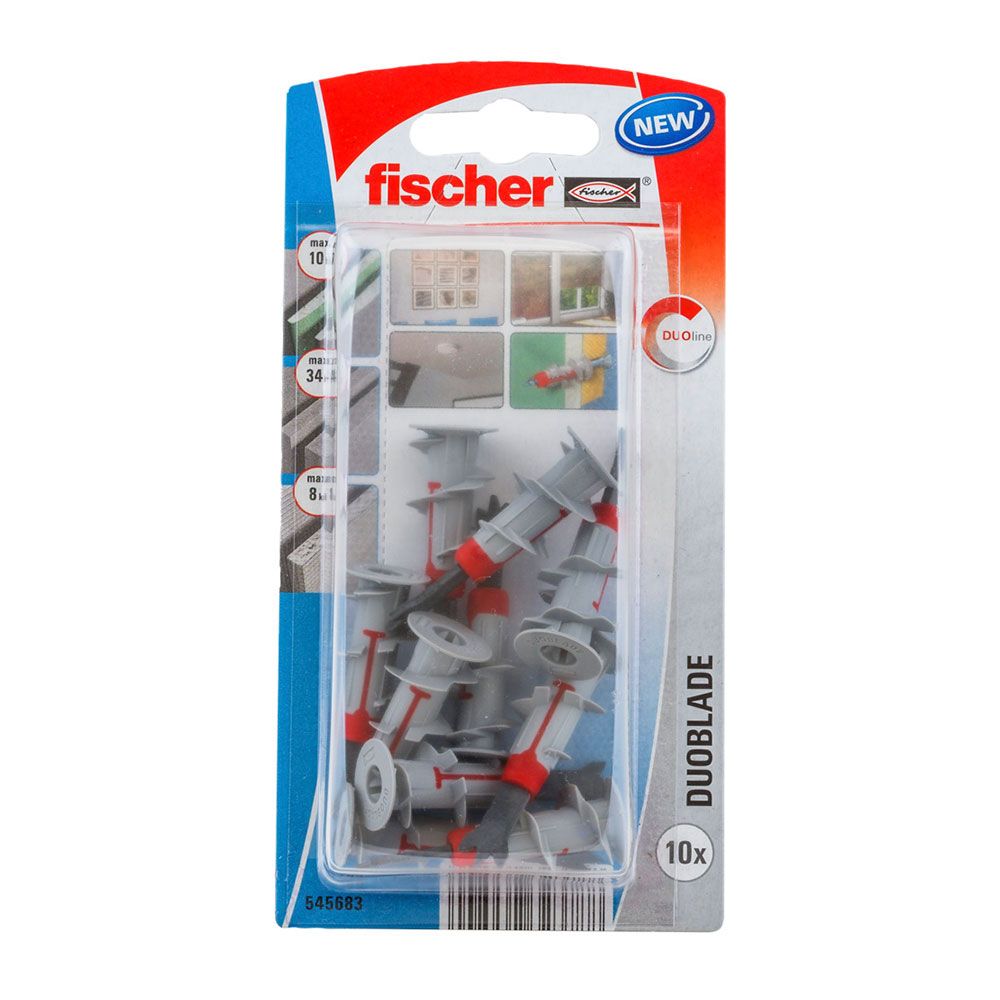 Blister 10 unid. bucha duoblade K 545683 ficher
