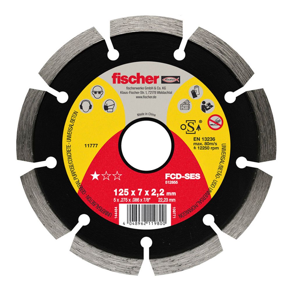 Disco de corte para cimento fcd-ses Ø115 x 2,0 x 22,23 mm