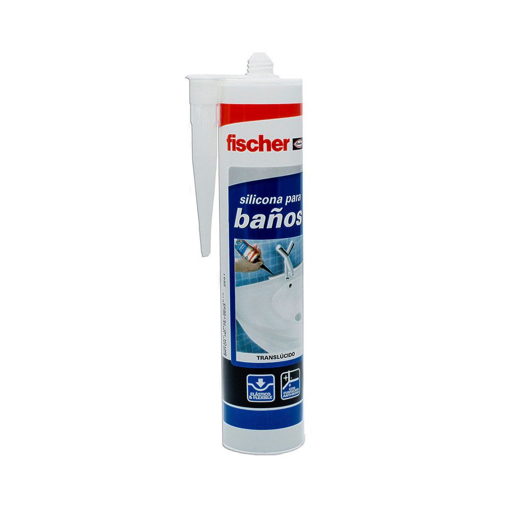 Silicone transparente para banheiro 300 ml