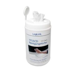 Toalhetes de limpeza para ecrãs (100unid.) logilink