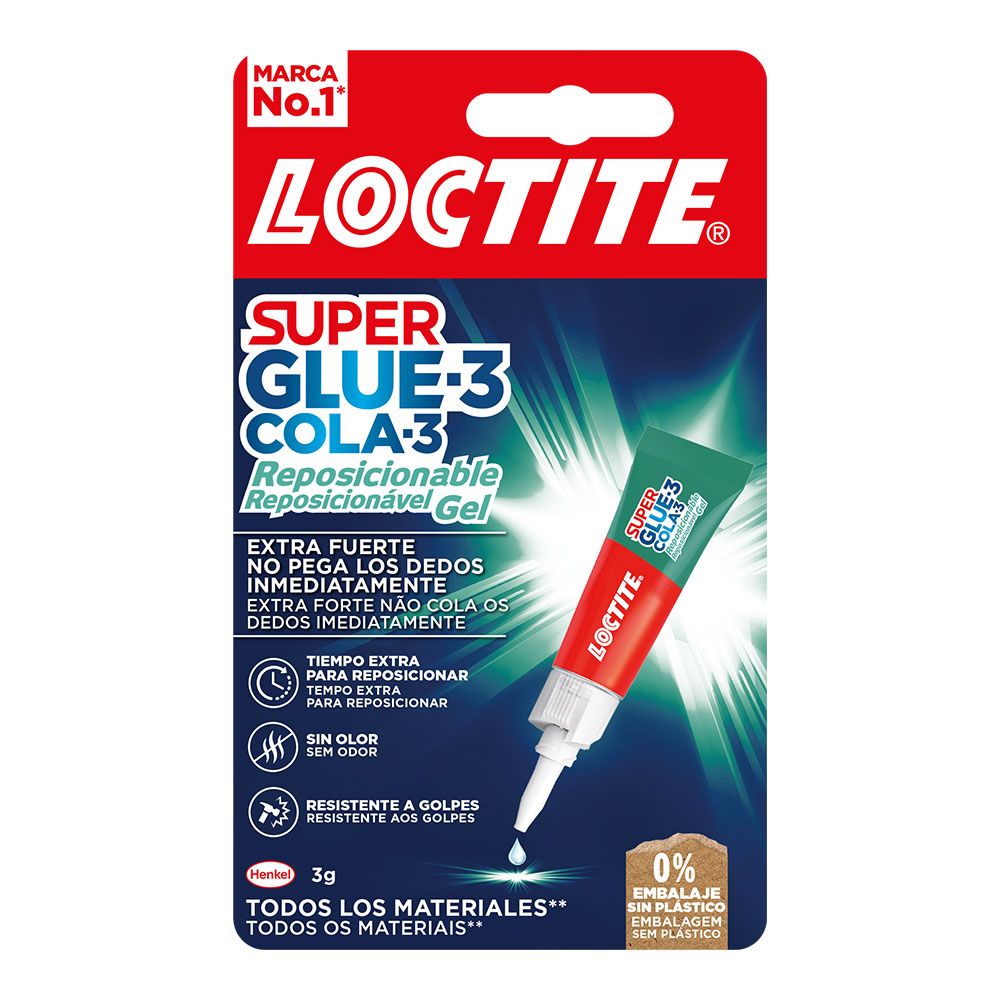 Gel reposicionável Super cola-3 3 g