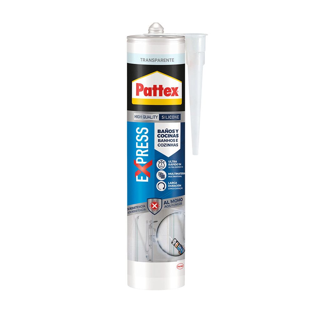 Silicone express banheiros e cozinhas transparente 280 ml