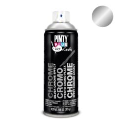 Pintura em spray ART & craft 520cc efeito cromado prata C150