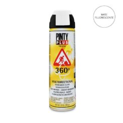 Tinta spray tech 650 CC marcador 360° branco T101