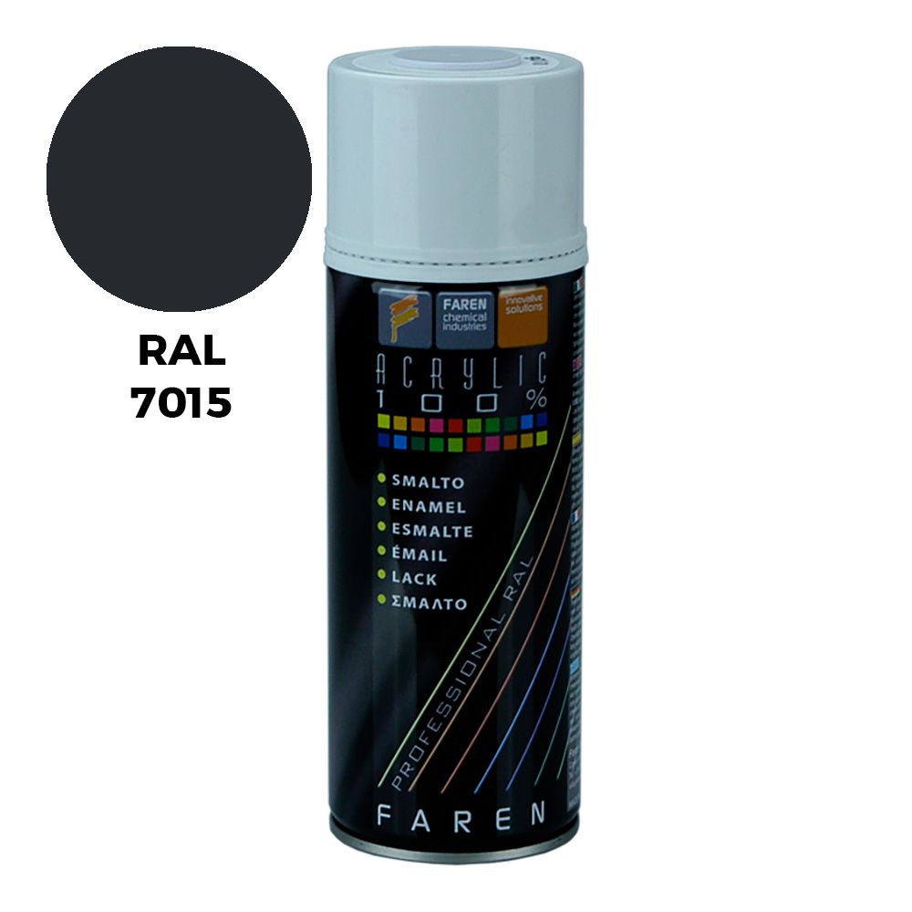 Spray pintura RAL 7015 cinzento quadro 400 ml